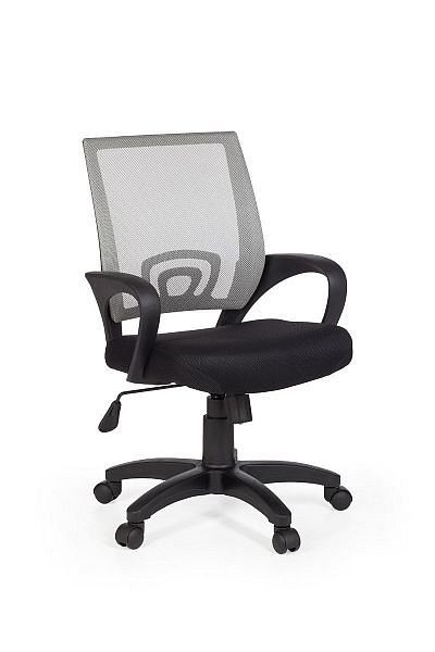 Cadeira de escritório Amstyle Rivoli cinza com apoio de braço, SPM1.078