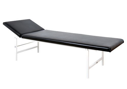DENIOS hvilestol, justerbar hovedsektion, betræk i imiteret læder, 60 mm skumpolstring, 164-959