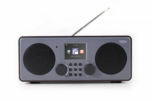 XORO Stereofoniczne radio internetowe DAB+/FM, DAB 600 IR V3, opakowanie: 4 sztuki, XOR400901