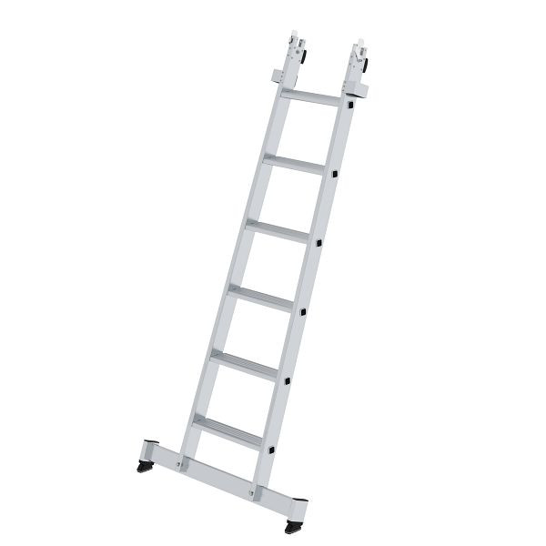 Munk Günzburger Steigtechnik Step glasreiniger ladder onderdeel met nivello® dwarsbalk 6 treden, 012021