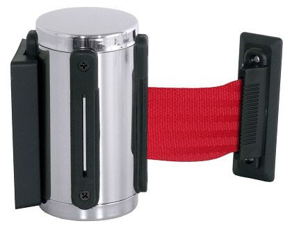 Ochranná páska Contacto, červená včetně nástěnného držáku, 1600/925