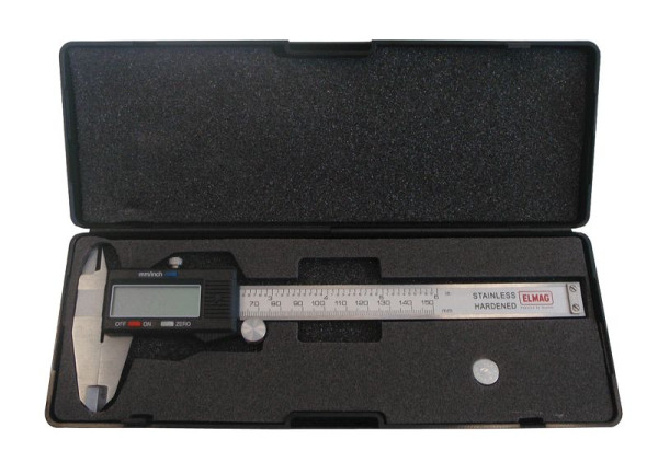 ELMAG přesné digitální posuvné měřítko 150 mm, standardní, 88720