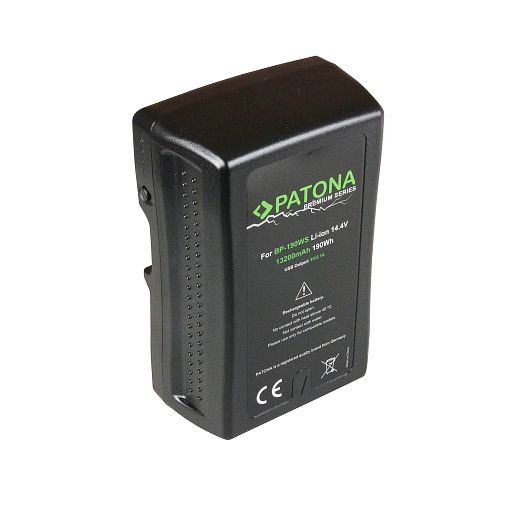 Patona V-mount akkumulátor 190Wh / 14,4V / 13200mAh, 23040