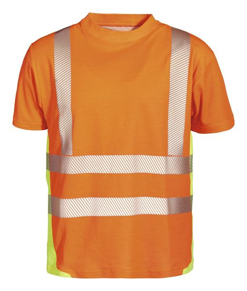 PKA advarselsbeskyttelse T-shirt blandet stof, 160 g/m², orange/gul, str.: S, PU: 5 stk., WATM-OGE-002