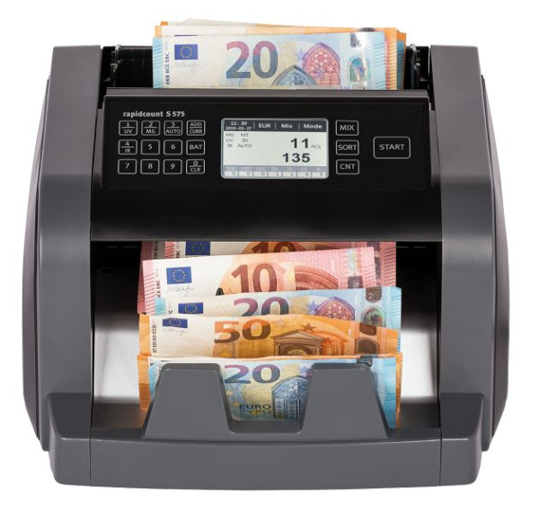 Ratiotec bankbiljettentelmachine rapidcount S575, 946901