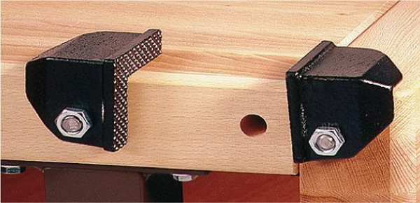 ANKE työpöydät plug-in kiristysleuat; 1 pari, sopii yleiskäyttöiseen työpöytään; mallisarja 51+53; mahdollistaa vaaka- ja pystysuoran kiinnityksen, 810.925