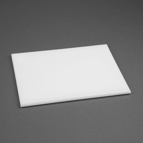 Tábua de corte pequena Hygiplas HDPE branco 300x 225x12mm, HC867