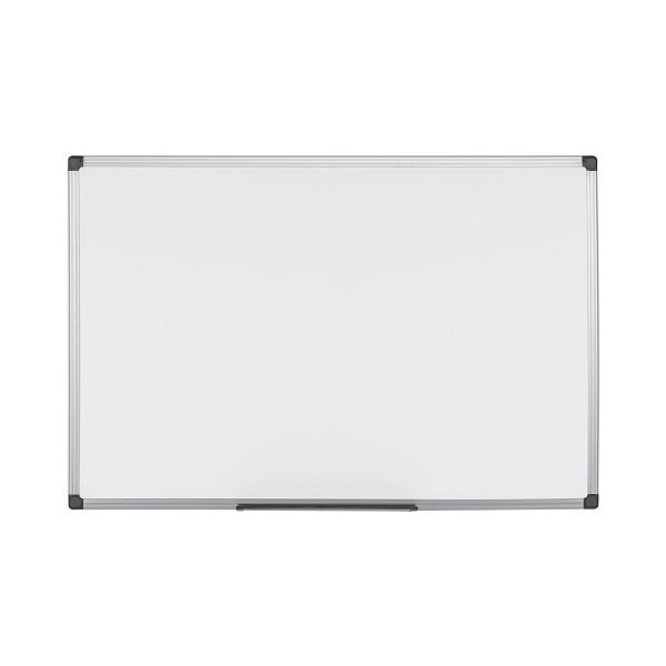 Bi-Office Maya magnetyczna dwustronna tablica z szarą plastikową ramą 120x90cm, MB1407186