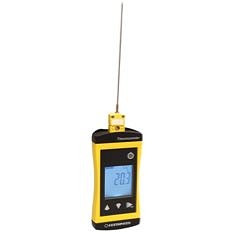Segundo termômetro termopar Greisinger G 1200 - sensor de penetração 1,5 mm, sem cabo de silicone - GTE130, 482739