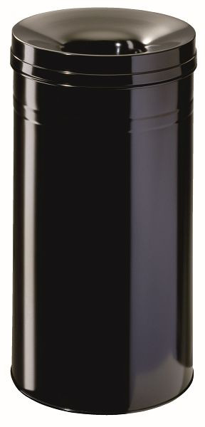 DURABLE prullenbak Safe+ rond 30 liter, zwart, 332601