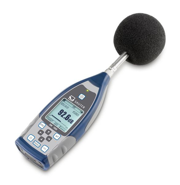 Medidor de nível de som Sauter - Classe II 25 dB - 136 dB, d= 0,1 dB, SW 2000