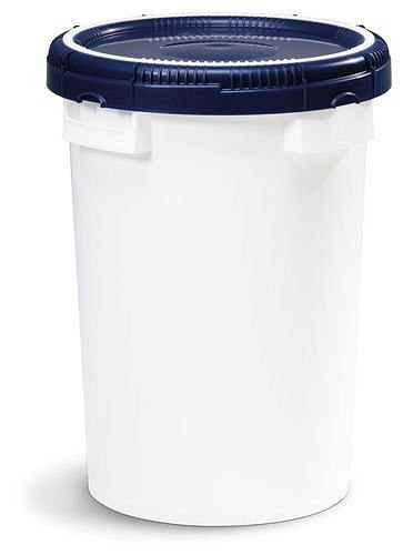 DENIOS ClickPack-Behälter CP-X 25, 25 Liter, weiß, mit Deckel, nestbar, UN-Zulassung, 217-405