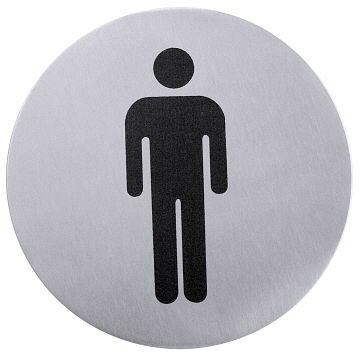 Símbolo de porta de banheiro Contato MR, 7661/004