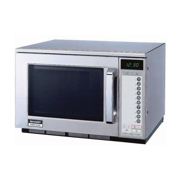 SHARP mikrohullámú sütő R-25AT, 2100 watt mikrohullámú teljesítmény, 20 programozható főzési program, 101.206