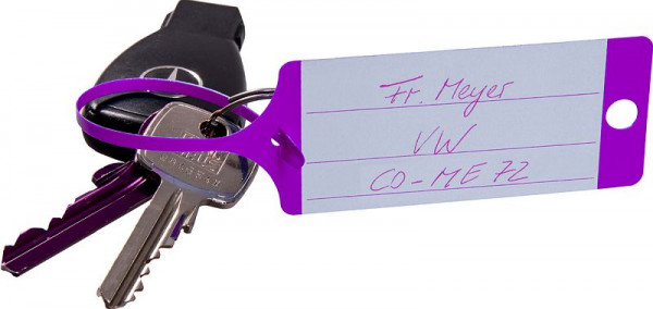 Eichner-sleutelhanger, violet, VE: 100 stuks, 9208-00649-B