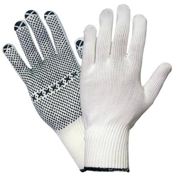 Hase Safety NAMUR, rękawice ochronne z 5 chwytami, nylon/bawełna, wypustki, rozmiar: 6, opakowanie jednostkowe: 12 par, 507555-6