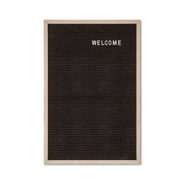 Leszámolás Kijelzők Letterboard fekete 40 x 60 cm, LEB40x60