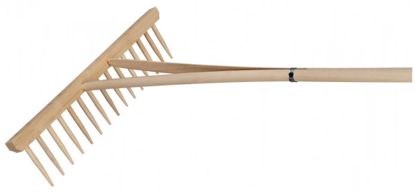 FLORA houten hark met handvat, 02240