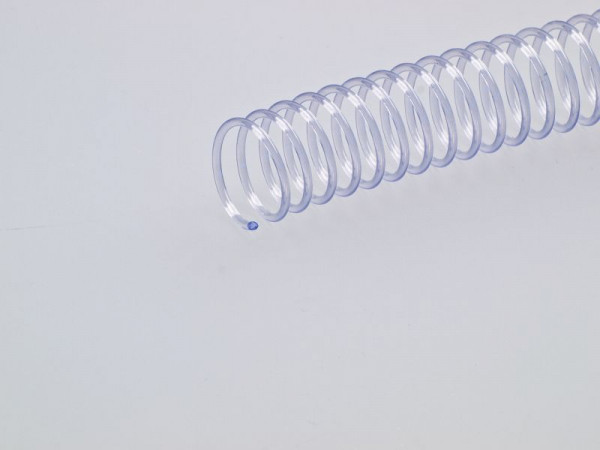 RENZ kunststof spiralen Ø = 6 mm, transparant; Steek 6 mm, lengte: 32 cm, VE: 100 stuks, 062060918032