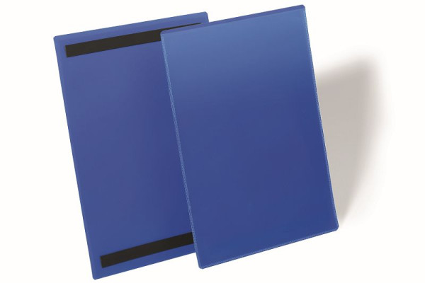 ODOLNÁ magnetická identifikační kapsa A4 na výšku, tmavě modrá, balení 50 ks, 174407