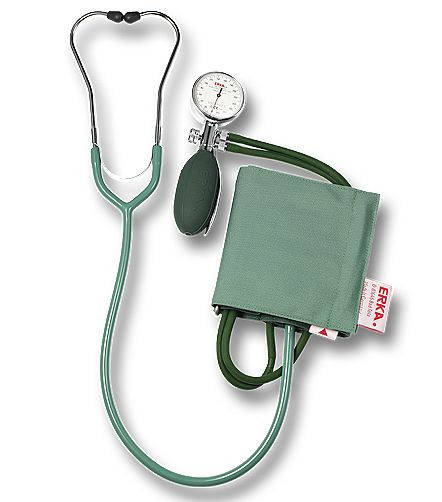 ERKA blodtryksmåler Ø48mm med manchet og stetoskop Erkatest, størrelse: 27-35cm, 205.40882