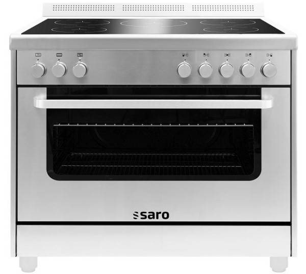 Aragaz cu inducție Saro + cuptor electric TS95IND61X argintiu, 331-1200