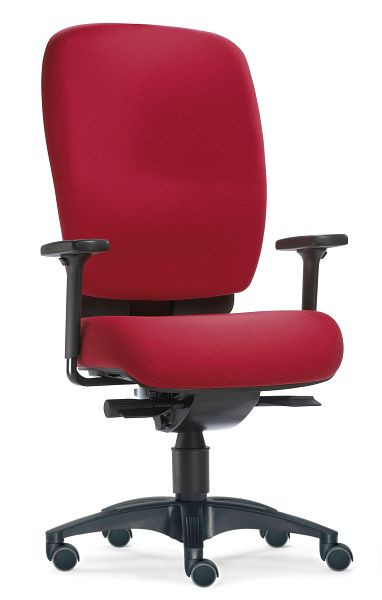 SITWELL PROFI Biuro, bordeaux, krzesło biurowe bez podłokietników, SY-15.100-M-75-104-00-44-10