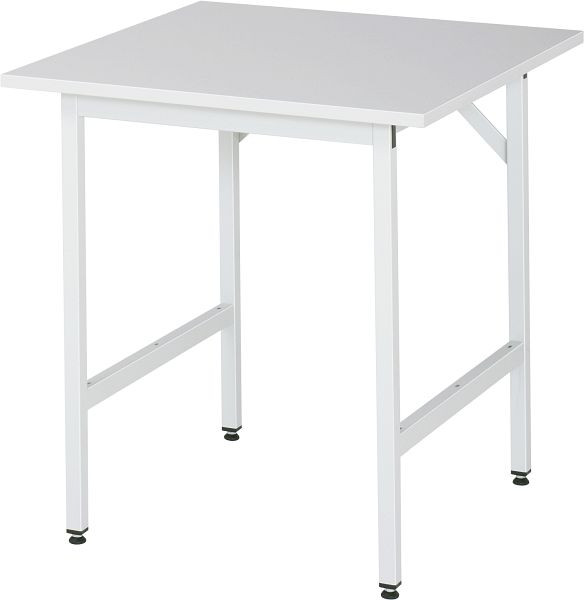 Τραπέζι εργασίας σειράς Jerry RAU (3030) - ρυθμιζόμενο ύψος, πλάκα μελαμίνης, 750x800-850x800 mm, 06-500M80-07.12