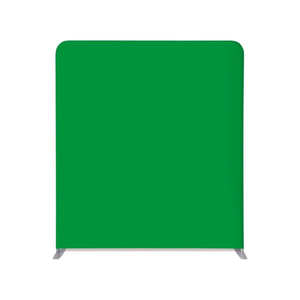 Leszámolási kijelzők cipzáras falú egyenes alap 200 x 230 cm zöld képernyős Chroma Key, ZWSE200-230GI789