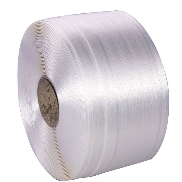LINDER polyester draadstructuur tape (Hot Melt) WG85, 25 mm, 925 daN treksterkte, 500 m/rol, VE: 2 stuks, WG85