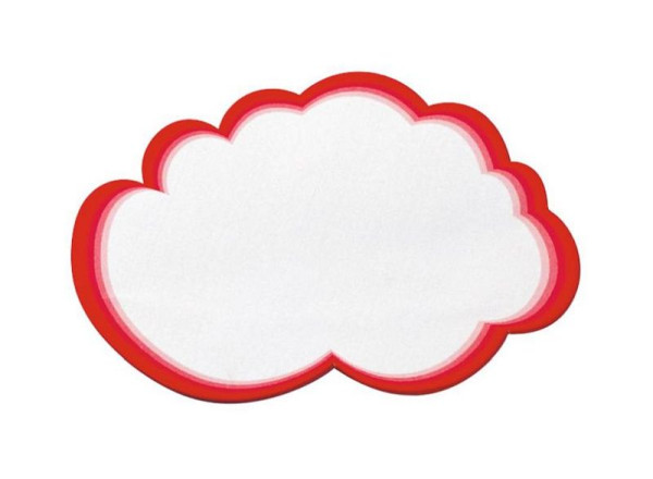 Legamaster moderation cloud μικρό 20 τεμάχια, 26,5 x 43 cm, 7-250300