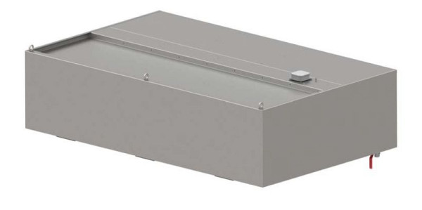 Coifa de parede Stalgast "Expert Line", forma de caixa 1000mm x 900mm com filtro ciclone/labirinto LC2 tipo A, WH10912
