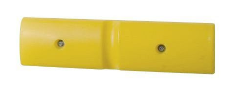 DENIOS muurbeschermingsprofiel 500, gemaakt van polyethyleen (PE), geel, 500 x 50 mm, set = 2 stuks