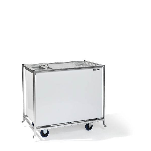 Congelator cu carucior de transport Cooldura, otel zincat, TTR03
