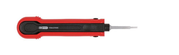 Ferramenta de desbloqueio KS Tools para plugues/receptáculos planos 1,2 mm (AMP Tyco MQS), 154.0105