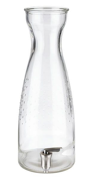 APS üveg csappal, Ø 15,5 cm, magasság: 42 cm, üvegtartály, 4,5 liter, 10422