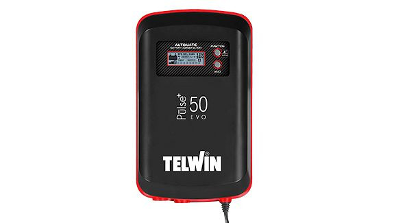 Telwin acculader, druppellader en testapparaat voor accu's PULSE 50 EVO 230V 12V/24V, 807611