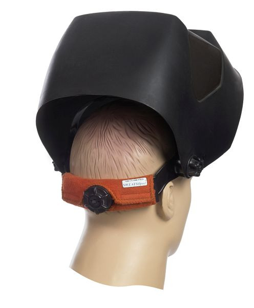 ELMAG mosható homloki izzasztószalag WELDAS 20-3300V, SWATSOpad®' barna fejpánt háttámlához, tépőzárral, hossz: 14 cm (2 db), 55404
