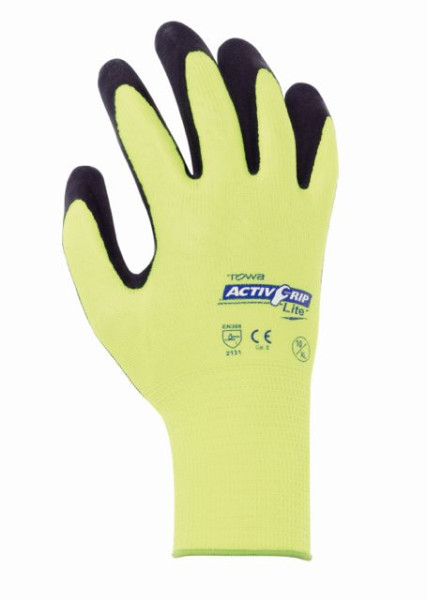 Towa polyester fijngebreide handschoenen "ActivGrip Lite", maat: 10, verpakking: 144 paar, 2427-10