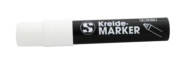 Schneider kridtpen 15 mm, farve hvid - skrivetykkelse: 5-15 mm, 198910
