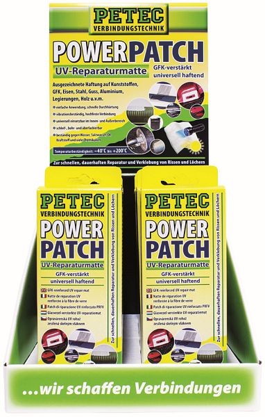 Petec Display Power Patch zawiera 12 sztuk 85150 (75mm x 150mm), 85012