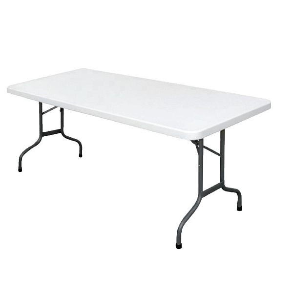 Bolero suorakaiteen muotoinen taittopöytä valkoinen 182,7cm, U579