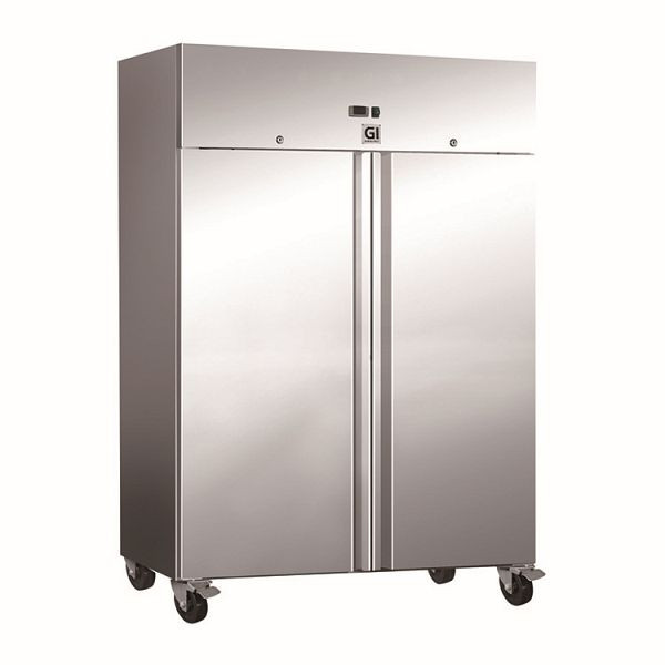 Gastro-Inox ανοξείδωτο ψυγείο 1200 λίτρων, εξαναγκασμένη ψύξη με αέρα, καθαρή χωρητικότητα 1173 λίτρα, 201.014
