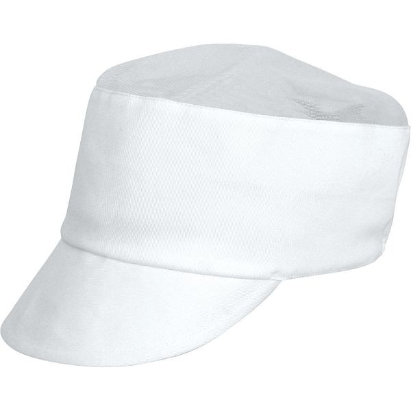 Chapéu de padeiro Nino Cucino, branco, 35% algodão / 65% poliéster, HB2905002