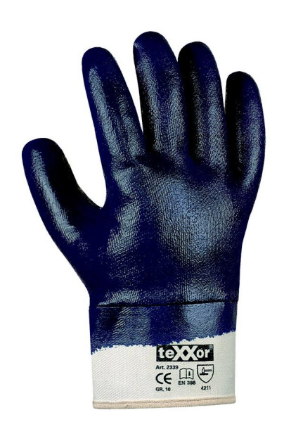 Γάντια νιτριλίου teXXor "GAUTS", μέγεθος: 10, συσκευασία: 144 ζεύγη, 2339-10