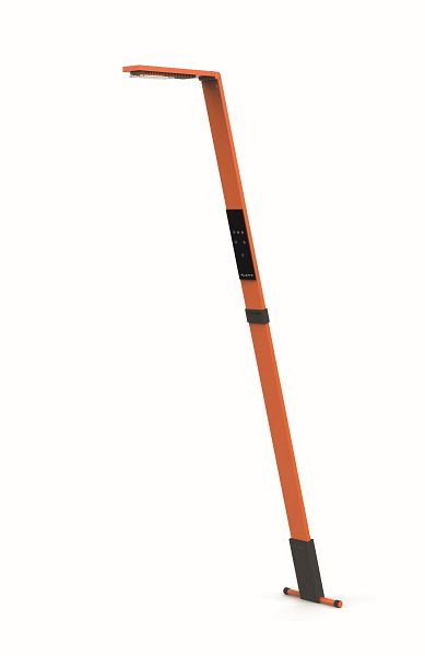 LUCTRA FLEX - Elastyczna, bezprzewodowa lampa o biologicznie efektywnym świetle, z regulacją wysokości, z baterią litowo-jonową, elastycznym przewodem, pomarańczowy, 923109