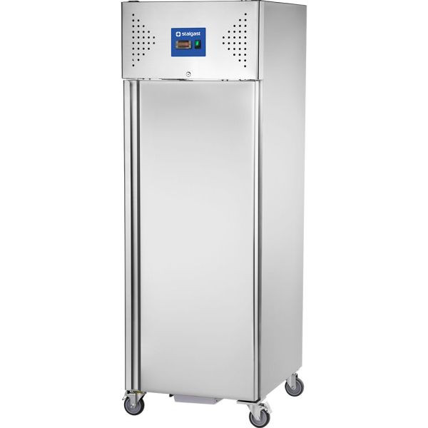 Alpha Work køleskab i rustfrit stål med hjul, Starline-serien, GN 2/1, kapacitet: 600/383 liter, 105108