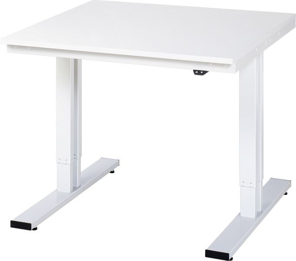 Pracovní stůl RAU série adlatus 300 (elektricky výškově nastavitelný), melaminová deska, 1000x720-1120x1000 mm, 08-WT-100-100-M