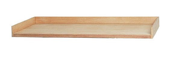 Bedrunka+Hirth bordplade på 3 sider, bøgemultiplex, mål i mm (BxDxH): 1500 x 750 x 120, PA150