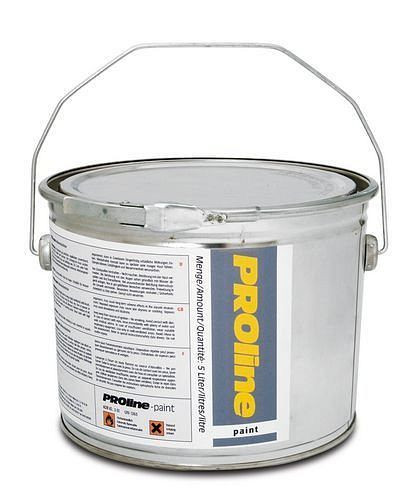 DENIOS PROline-paint farba do znakowania hal, 5 litrów na ok. 20-25 m2, żółta, opakowanie jednostkowe: 5 litrów, 180-210